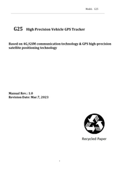 Dyegoo G25 Installation Manual