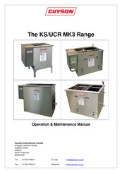 Guyson UCR MK3 300 Operation & Maintenance Manual