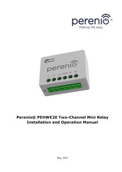 Perenio PEHWE20 Installation And Operation Manual