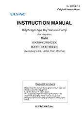 Ulvac DAP-9D-DC24 Instruction Manual