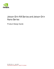 Nvidia Jetson Orin Nano Series Product Manual