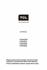TCL P204SDN User Manual