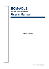Avalue Technology ECM-ADLS-Q67-A1R User Manual