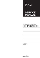 Icom IC-F4210D Series Service Manual