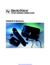 Electro-Voice R100 Series Owner's Manual