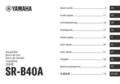 Yamaha SR-B40A Quick Manual