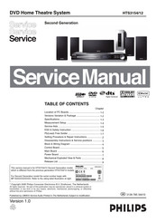 Philips HTS3154/12 Service Manual