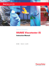 Thermo Scientific HAAKE Viscotester iQ Instruction Manual