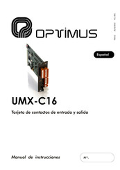 Optimus UMX-C16 Operating Instructions Manual
