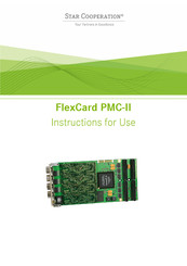 Star Cooperation FlexCard PMC-II Instructions For Use Manual