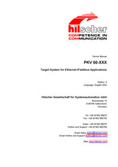 hilscher PKV 50 Series Device Manual