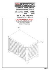 Seville Classics UltraHD 20594 Assembly Instructions Manual