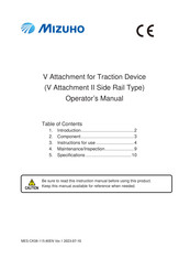 Mizuho V Attachment II Operator's Manual