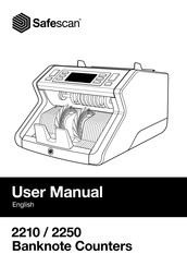 Safescan 2200 series User Manual