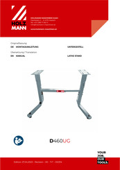 HOLZMANN MASCHINEN D460UG Manual