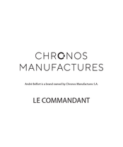 Chronos Manufactures LE COMMANDANT Manual