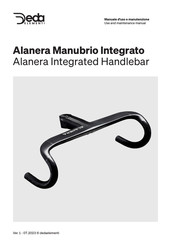 Deda Elementi Alanera ALADCRPOB090X42 Use And Maintenance Manual
