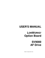 Cutler-Hammer SV9000 User Manual