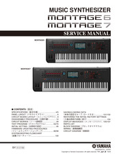 Yamaha Montage 7 Service Manual