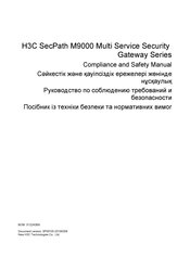 H3C SecPath M9000 Series Compliance And Safety Manual