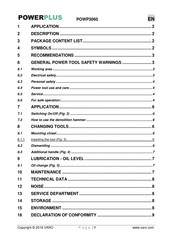 VARO Powerplus POWP3060 Quick Start Manual