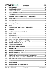 VARO Powerplus POWP6050 Quick Start Manual