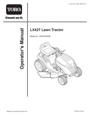 Toro LX427 Operator's Manual