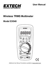 Extech Instruments EX540-NIST User Manual