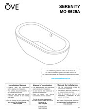 OVE SERENITY MO-6629A Installation Manual