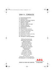 Electrolux AEG EWA 11 Series Operating Instructions Manual