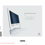 Loewe Connect 32 Media Full-HD+ 100/DR+ Operating Instructions Manual