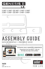 Weber Genesis II LX CSE-340 Assembly Manual