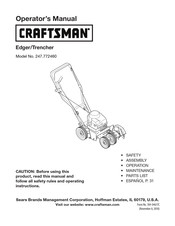 Craftsman 247.772460 Operator's Manual