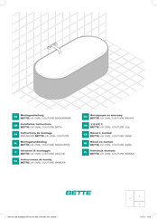 BETTE BETTELUX 3466-001TX Installation Instructions Manual