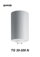 Gorenje TG 100 N Instructions For Use Manual