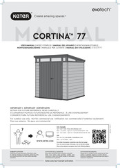 Keter EVOTECH CORTINA 77 User Manual