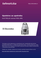Electrolux PD91-4MG Instruction Book