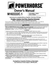 Powerhorse M102222C.1 Owner's Manual