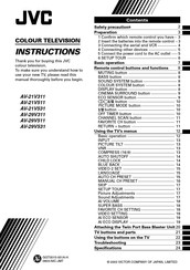JVC AV-21V511/B Instructions Manual