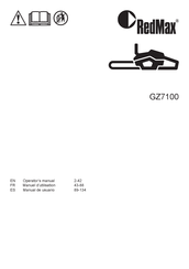 Redmax GZ7100 Operator's Manual