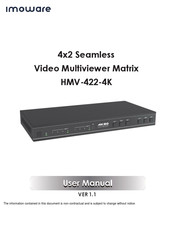 imoware HMV-422-4K User Manual