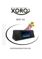 Xoro HMT 362 Quick Start Manual