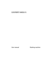 Aeg Electrolux LAVAMAT 84850 A User Manual