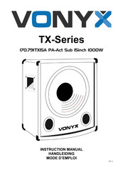 Vonyx TX Series Instruction Manual