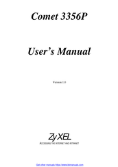 ZyXEL Communications Comet 3356P User Manual