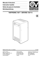 Vortice VORTRONIC 150 T Instruction Booklet