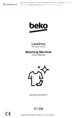 Beko WUX81282IT User Manual