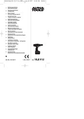 Alpha tools AS 10,8 V Li Operating Instructions Manual