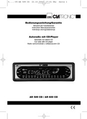 Clatronic AR 600 CD Instruction Manual & Guarantee