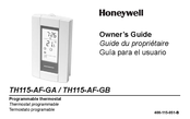 Honeywell TH115-AF-GA Owner's Manual